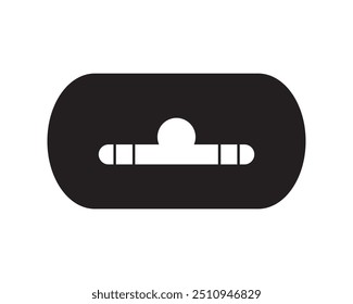 Euro hook icon vector. flat style  euro hook  vector illustration on white background.