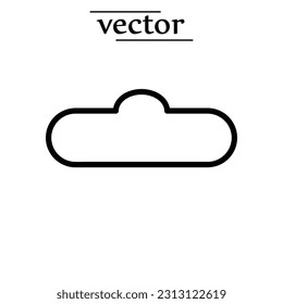 euro hook icon vector illustration on white background..eps