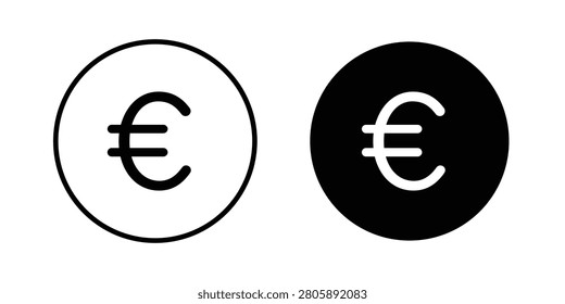 Euro icon concept. best for web design.