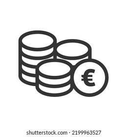 Euro icon design. vector illustration
