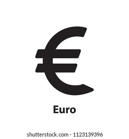 Euro icon. European currency icon. Vector.