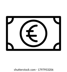 euro icon or logo isolated sign symbol vector illustration - high quality black style vector icons
