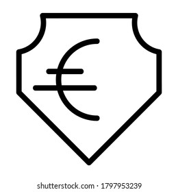 euro icon or logo isolated sign symbol vector illustration - high quality black style vector icons
