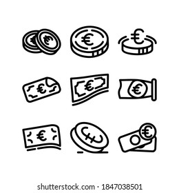 euro icon or logo isolated sign symbol vector illustration - Collection of high quality black style vector icons
