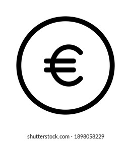 Euro icon or logo isolated sign symbol vector illustration - high quality black style vector icons
