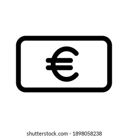 Euro icon or logo isolated sign symbol vector illustration - high quality black style vector icons
