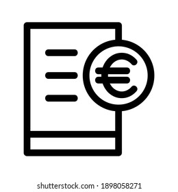 Euro icon or logo isolated sign symbol vector illustration - high quality black style vector icons
