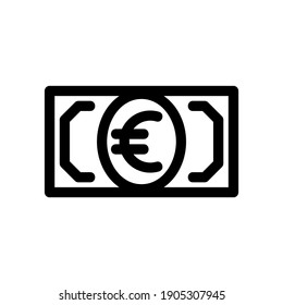euro icon or logo isolated sign symbol vector illustration - high quality black style vector icons
