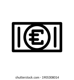 euro icon or logo isolated sign symbol vector illustration - high quality black style vector icons
