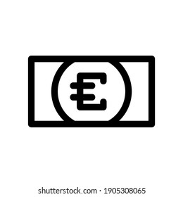 euro icon or logo isolated sign symbol vector illustration - high quality black style vector icons
