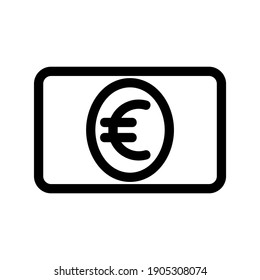 euro icon or logo isolated sign symbol vector illustration - high quality black style vector icons
