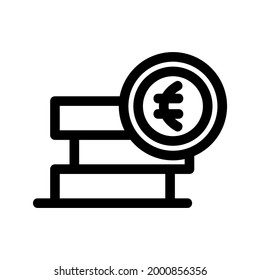 euro icon or logo isolated sign symbol vector illustration - high quality black style vector icons
