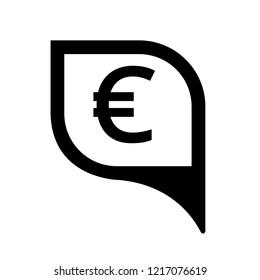 euro icon and map pin