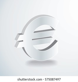 EURO icon symbol vector