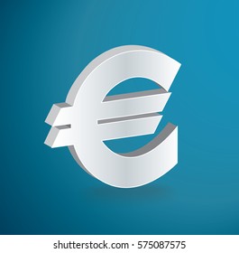 EURO icon symbol vector