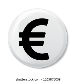 Euro icon in trendy flat style isolated on background. Euro icon logo, app, UI. icon Vector illustration, EPS10.