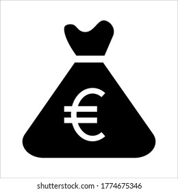 Euro Icon in trendy flat style. Euro symbol for your web site design, logo, app, UI. Vector illustration,