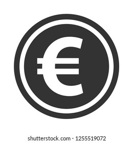 Euro icon vector