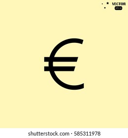 Euro Icon Vector.