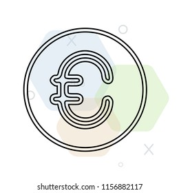 Euro icon vector can be used as png, Euro