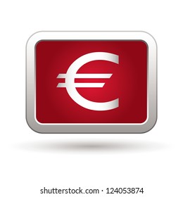 Euro icon. Vector illustration