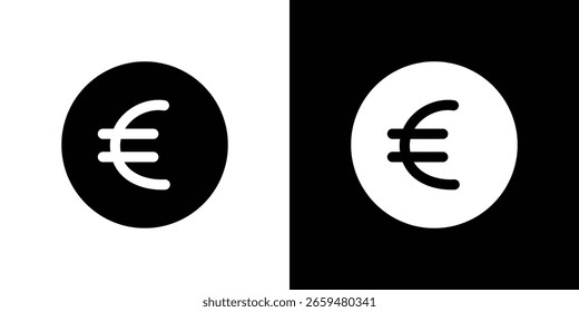 Ícone Euro Gráficos escalonáveis do vetor