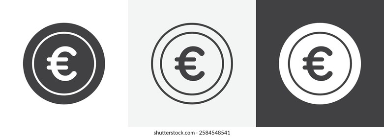 Euro icons graphics pack vectors.