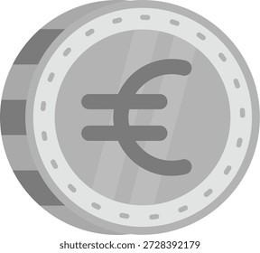Euro Line vector Icon Design
