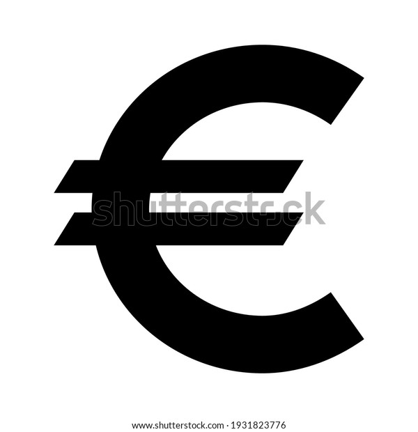 Euro money symbol,\
business cash icon, save currency bank sign, vector illustration\
isolated background