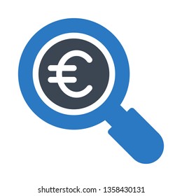 euro search glyph double color