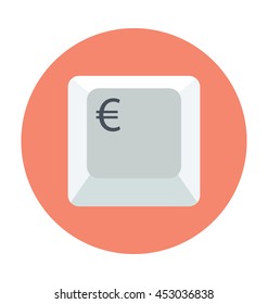Euro Sign Colored Vector Icon