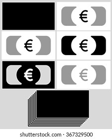 Euro sign.
Graphical representation of the currency symbol, simple, symbolic image.