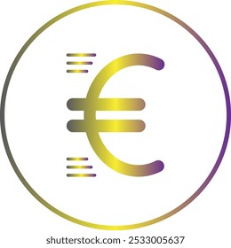 Euro Sign icon design for personal commercial use