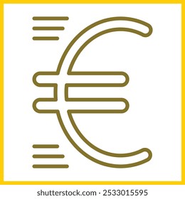 Euro Sign icon design for personal commercial use