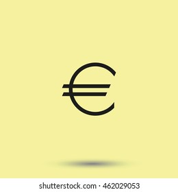 Euro sign. Money symbol.