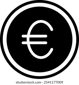 Euro sign symbol for European financial contexts