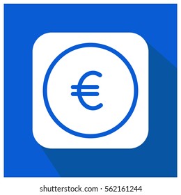 Euro sign vector icon