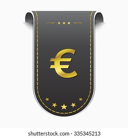 Euro Sign Vector Icon Design