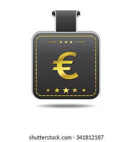 Euro Sign Vector Icon Design