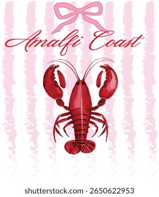 Euro Summer abstract lemon lobster cute wavy slogan trendy wine vino red glass cocktail bow cute checker modern trending Tee t-shirt logo slogan graphic artwork typography tote badge fish sardine