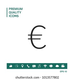 Euro symbol icon