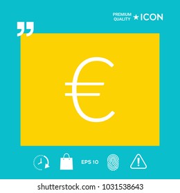 Euro symbol icon