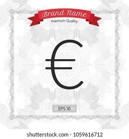 Euro symbol icon