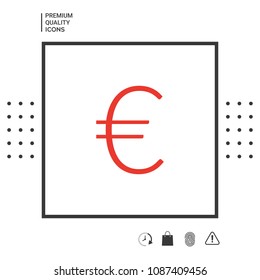 Euro symbol icon