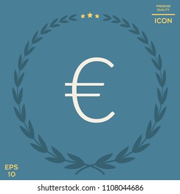 Euro symbol icon