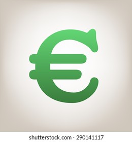 Euro symbol icon.