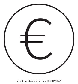 Euro symbol icon