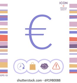 Euro symbol icon