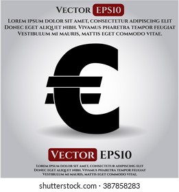 Euro vector icon