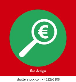 Euro vector icon